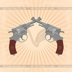 Two Nagant - vector clip art