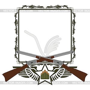 Icon Winchester - royalty-free vector image