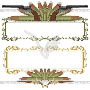 Ancient weapons - vector image