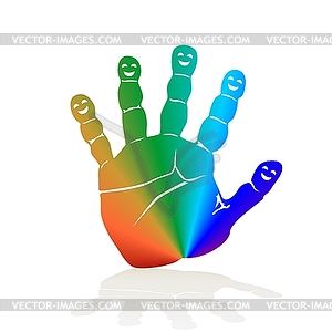 Fingers - vector clip art