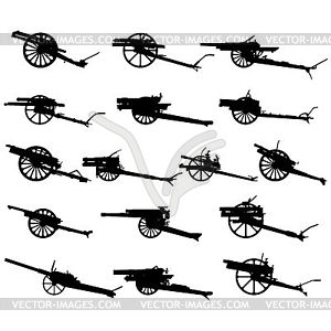 Field artillery - vector EPS clipart