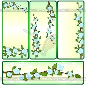 Branches of an apple-tree- - vector clipart