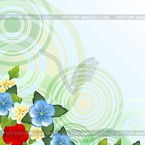 Wildflowers - vector clipart