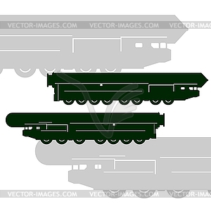 Strategic Rocket Forces - vector image