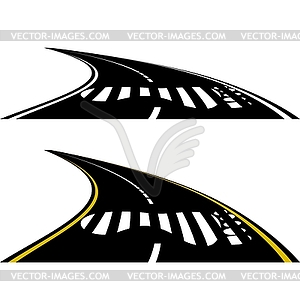 Crosswalk - royalty-free vector image