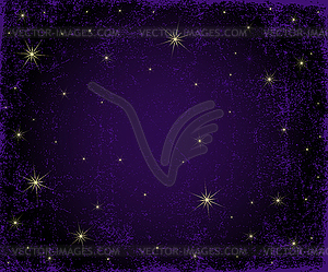 Dark violet grunge Christmas pattern - vector clip art