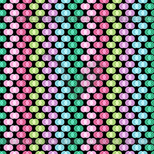 Seamless pattern with polka dots - royalty-free vector clipart