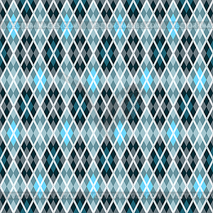 Blue and gray seamless pattern - vector clip art