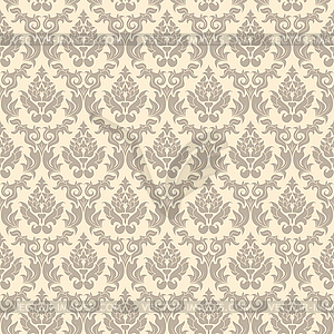 Damask seamless pattern - vector clip art