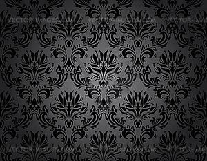 Damask seamless pattern - vector clip art