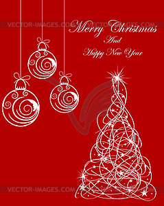 Christmas card - vector clipart