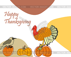 День благодарения - изображение в векторе / векторный клипарт
