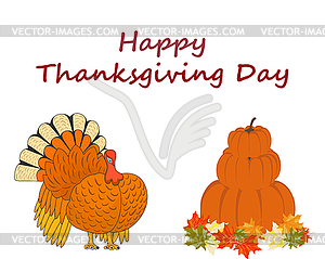 Thanksgiving day - vector image