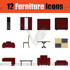 Home furniture icon - vector image