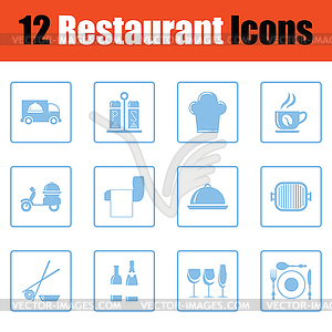 Restaurant icon set - vector clipart