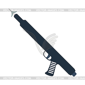 Icon of Fishing speargun - vector clipart