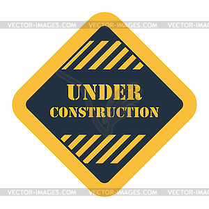 Icon of Under construction - vector clip art