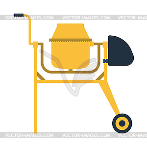 Icon of Concrete mixer - vector clip art