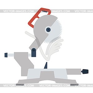 Circular end saw icon - vector clipart