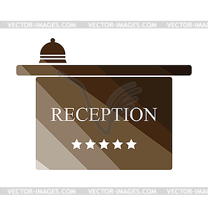 hotel front desk clipart