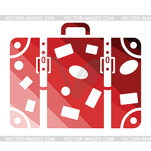 Suitcase icon - vector clipart