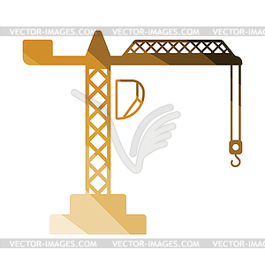 Icon of crane - vector image