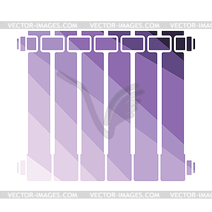 Icon of Radiator - vector image