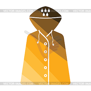 Raincoat icon - vector clip art