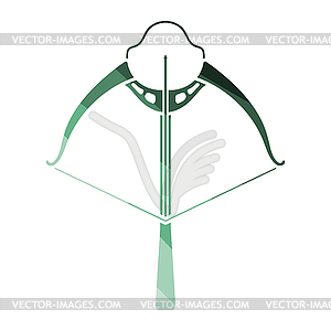 Crossbow icon - royalty-free vector clipart