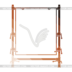 Icon of table for object photography - vector clipart