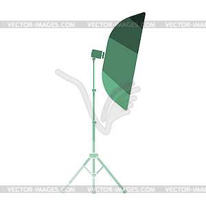 Icon of softbox light - vector clipart