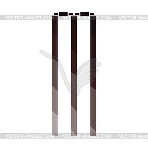 Cricket wicket icon - vector clipart