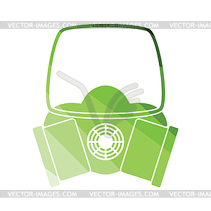 Icon of chemistry gas mask - vector image