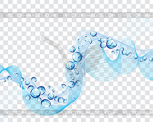 Abstract water background - vector clipart