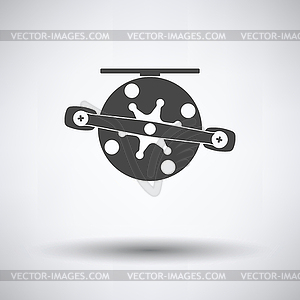 Icon of Fishing reel - vector clipart