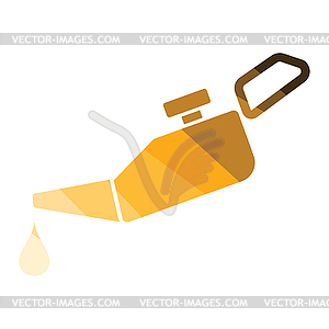 Oil canister icon - vector image