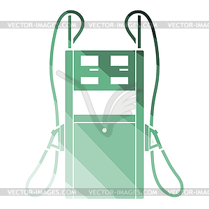 Fuel station icon - vector clipart