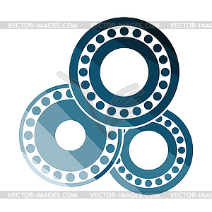 Bearing icon - vector clipart