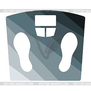 Floor scales icon - vector clipart