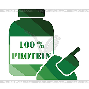 Protein conteiner icon - vector clip art