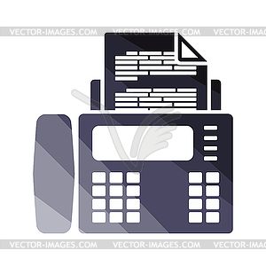 Fax icon - vector clipart