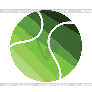 Tennis ball icon - vector image