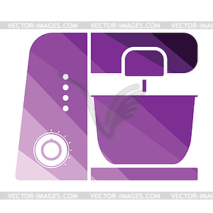 Kitchen food processor icon - vector clip art