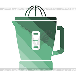 Citrus juicer machine icon - vector clip art