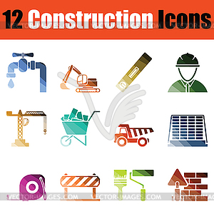 Construction icon set - vector image