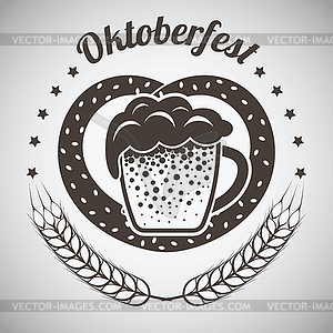 Oktoberfest Emblem - vector clipart / vector image
