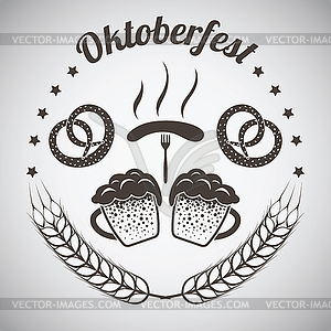 Oktoberfest Emblem - vector image