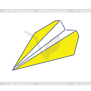 Paper plane icon - vector clip art