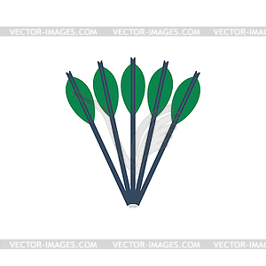 Crossbow bolts icon - vector EPS clipart