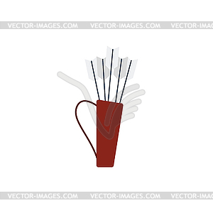 Quiver with arrows icon - vector clipart